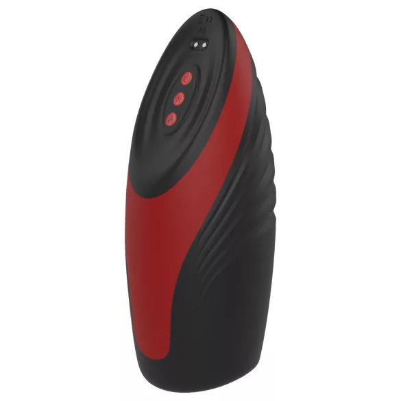Dreamtoys Essentials - zuigende-vibrerende masturbator (zwart)