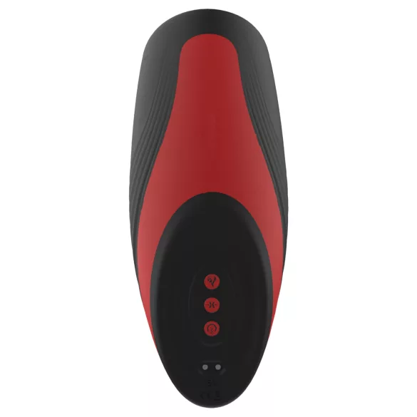 Dreamtoys Essentials - zuigende-vibrerende masturbator (zwart)