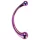 Dreamtoys - glazen dildo massager - paars