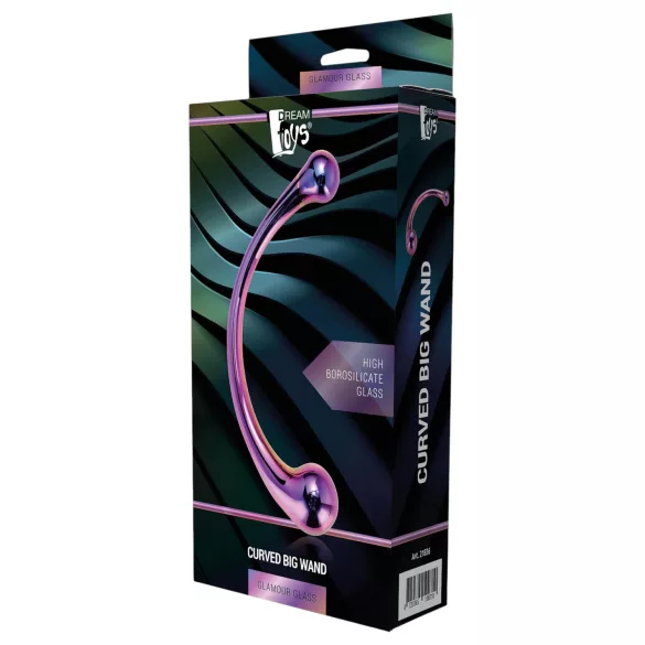 Dreamtoys - glazen dildo massager - paars