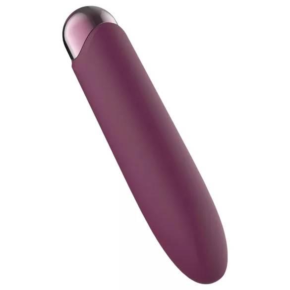 Glam - mini vibrator - oplaadbaar, waterdicht - paars