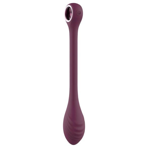 Glam - oplaadbare, waterdichte buigbare G-spot vibrator (paars)
