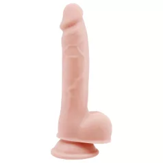   Mr. Dixx 7.6 - dildo met zuignap en ballen - realistisch huidkleur 19,5cm