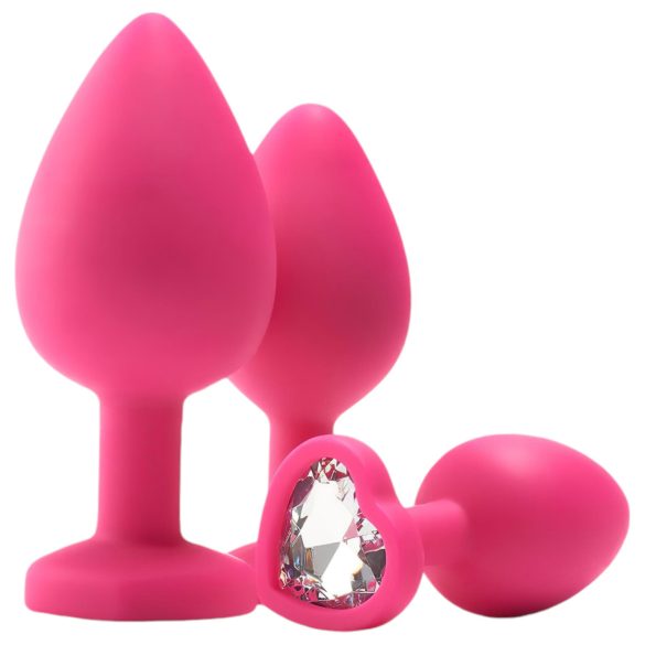 Flirts anale trainingsset - anale plugset (3 stuks) - roze