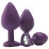 Flirts anale trainingsset - anale plugset (3 stuks) - paars