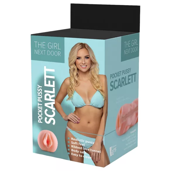 The Girl Next Door Scarlett - masturbator - realistisch - siliconen roze