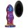 Glamour Glas - radiografische, glazen anaal vibrator - golvend (kleurig)