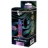 Glamour Glas - radiografische, glazen anaal vibrator - golvend (kleurig)