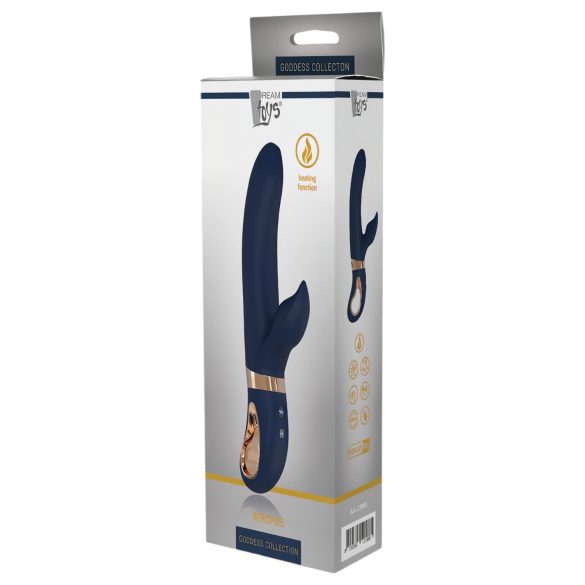 Dream Toys Atropos - oplaadbare verwarmde vibrator (blauw)
