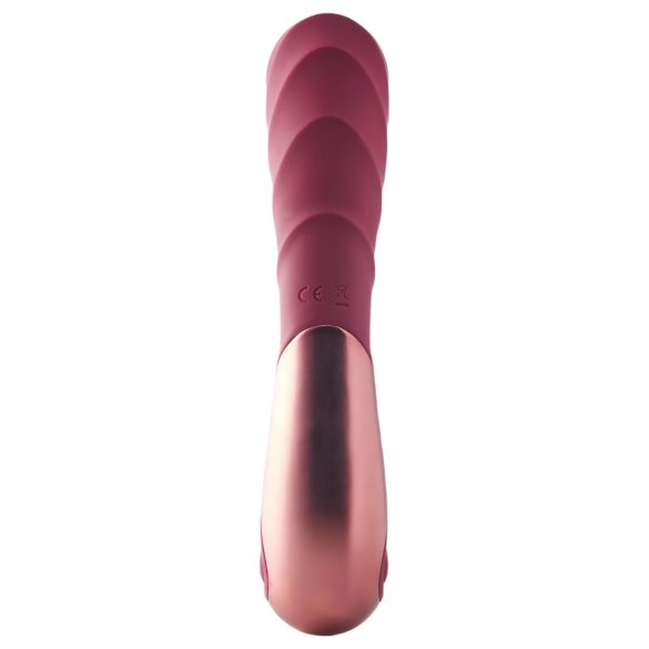 Dinky Jimmy K. Duo - oplaadbare, clit-staafvibrator (rood)