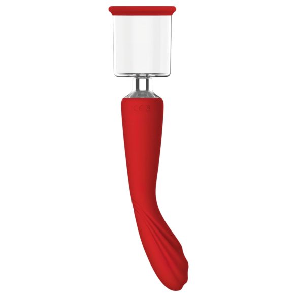 Red Revolution Georgia - G-spot vibrator en vaginapomp (rood)