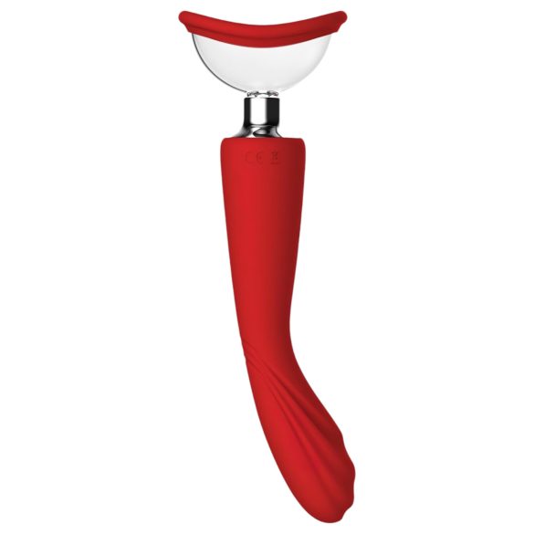 Red Revolution Georgia - G-spot vibrator en vaginapomp (rood)