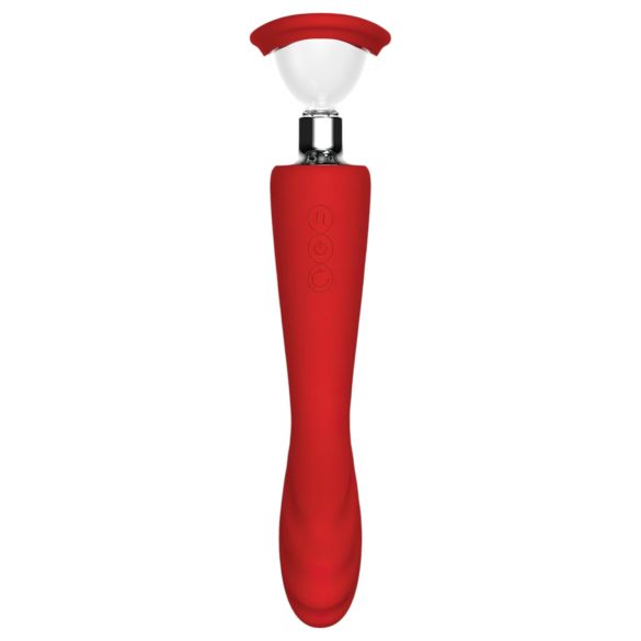 Red Revolution Georgia - G-spot vibrator en vaginapomp (rood)