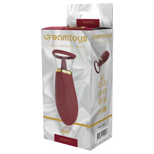 Dreamtoys Roxy - zuigende vibrerende clitorisstimulator - bordeaux
