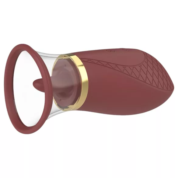 Dreamtoys Roxy - zuigende vibrerende clitorisstimulator - bordeaux