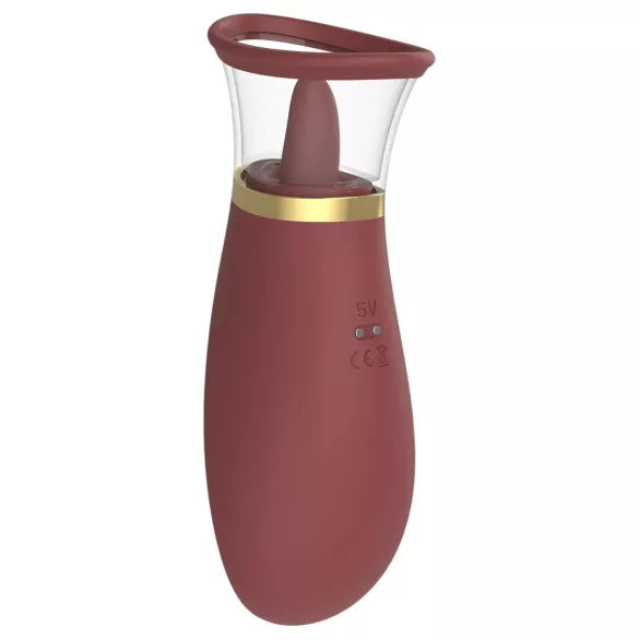 Dreamtoys Roxy - zuigende vibrerende clitorisstimulator - bordeaux