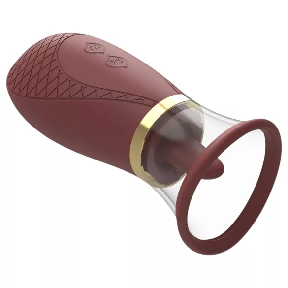 Dreamtoys Roxy - zuigende vibrerende clitorisstimulator - bordeaux