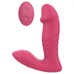   Dreamtoys - draagbare vibrator met afstandsbediening - stootfunctie - roze