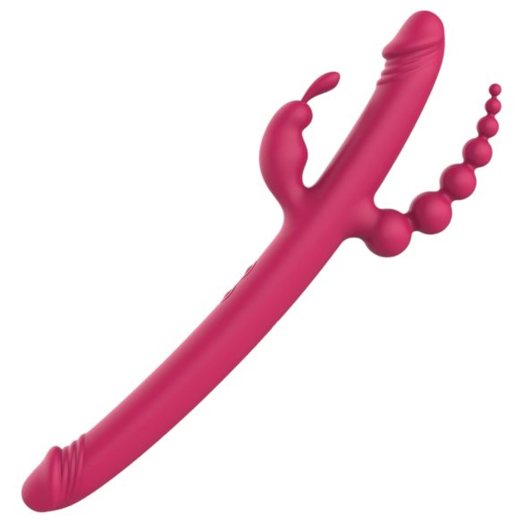 Dreamtoys Anywhere Pleasure Vibe - oplaadbare 4-armige vibrator (roze)
