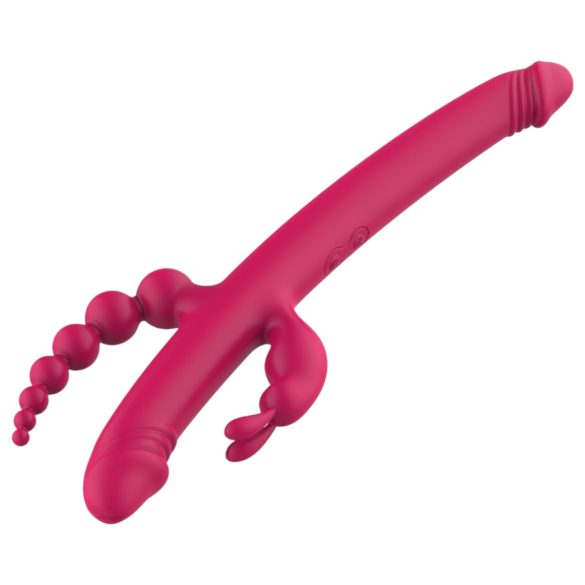 Dreamtoys Anywhere Pleasure Vibe - oplaadbare 4-armige vibrator (roze)