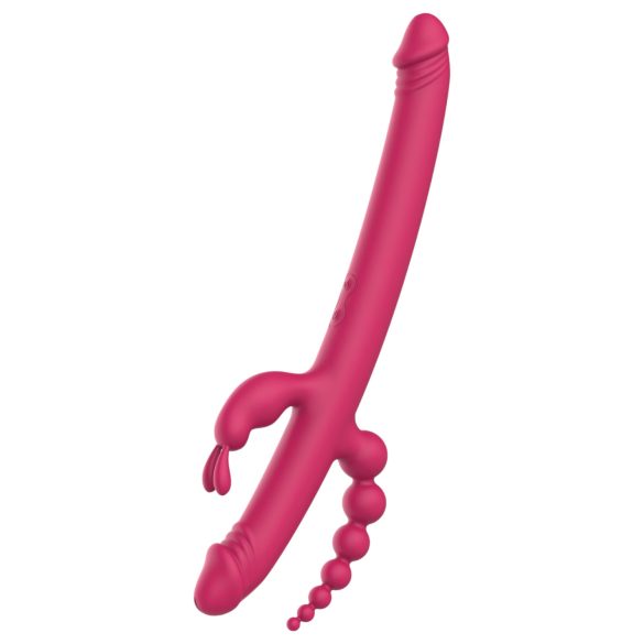 Dreamtoys Anywhere Pleasure Vibe - oplaadbare 4-armige vibrator (roze)