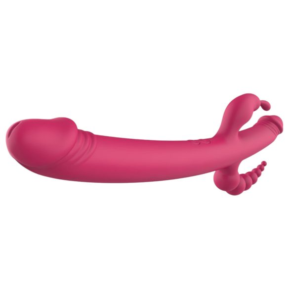 Dreamtoys Anywhere Pleasure Vibe - oplaadbare 4-armige vibrator (roze)