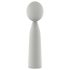 Naakte Luna - oplaadbare mini-wand vibrator (grijs)