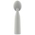 Naakte Luna - oplaadbare mini-wand vibrator (grijs)