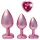 Dreamtoys Gleaming Love - hartvormige buttplugset (roze)