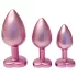 Dreamtoys Gleaming Love - hartvormige buttplugset (roze)