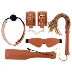 Blaze Elite - BDSM set - 5-delig - cognac