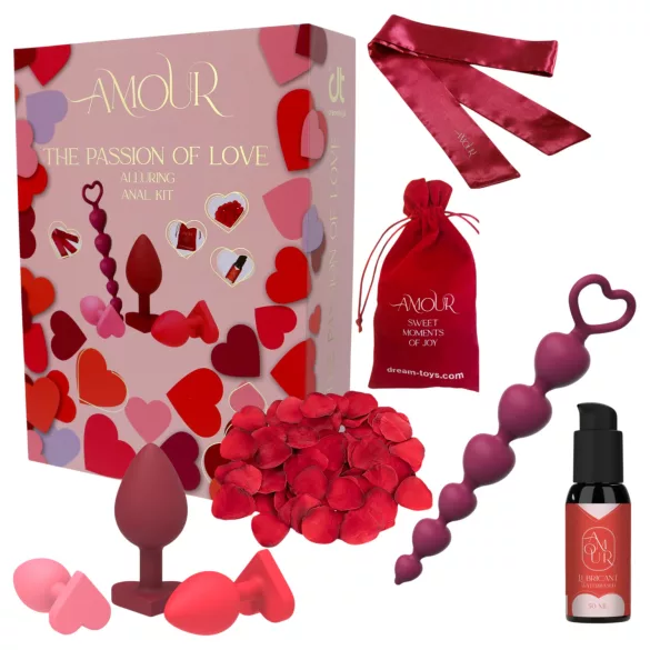 Dreamtoys Amour - anale trainingscadeauset (rood)