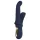 Goddess Iris - parelversierde vibrator met clitorisstimulator (blauw)