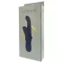 Goddess Iris - parelversierde vibrator met clitorisstimulator (blauw)