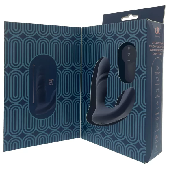 Dreamtoys Pulz - stotende anaalvibrator met afstandsbediening (blauw)