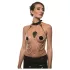 Guilty Pleasure Allure - halsband en bodychain set (zwart)