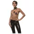 Guilty Pleasure Allure - halsband en bodychain set (zwart)