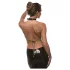 Guilty Pleasure Allure - halsband en bodychain set (zwart)
