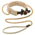 Allure - choker met parels en halsband - zwart