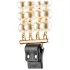 Allure - choker met parels en halsband - zwart