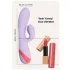 Dreamtoys Love Signal - vibrator met clitorisstimulator (paars)