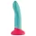 Dreamtoys Love Signal - tweekleurige siliconen dildo klein (blauw)
