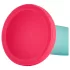 Dreamtoys Love Signal - tweekleurige siliconen dildo klein (blauw)