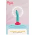 Dreamtoys Love Signal - tweekleurige siliconen dildo klein (blauw)