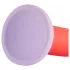 Dreamtoys Love Signal - tweekleurige siliconen dildo medium (rood)