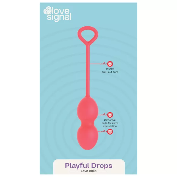Dreamtoys - duo geisha ballen - siliconen - rood