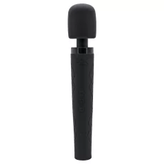 Pixey Deluxe Black Velvet - wandvibrator L (zwart)