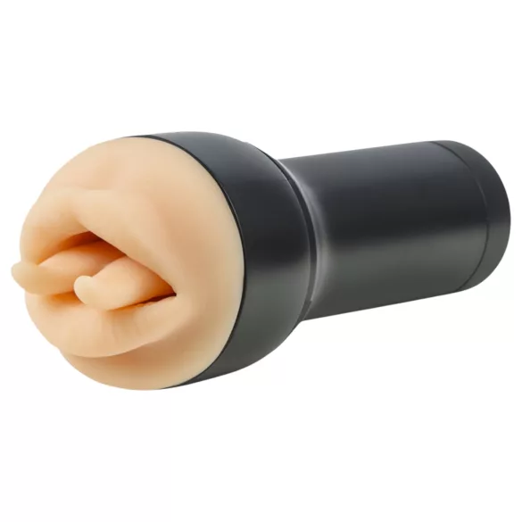 Kiiroo Feel Leigh Raven - kunstmond met gespleten tong (naturel)