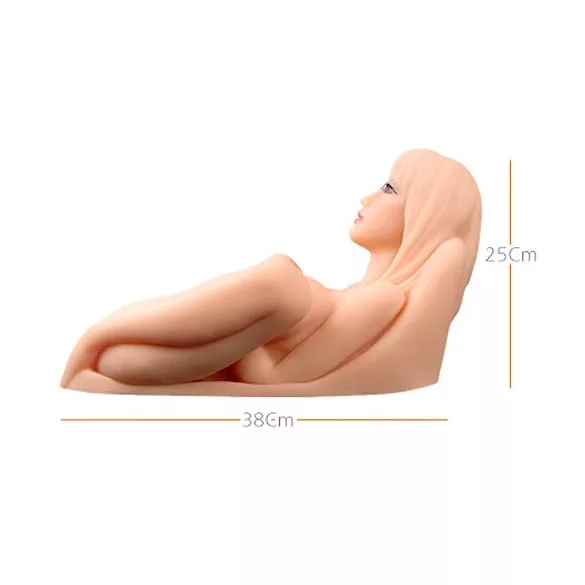 Kokos Hera 3 - masturbator - extra groot - natuurkleur