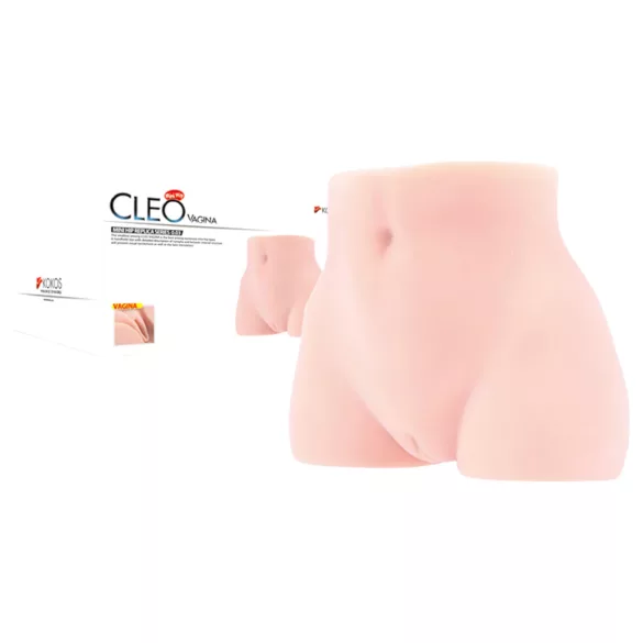 Kokos Cleo - levensechte, torso kunstvagina (huidskleur)
